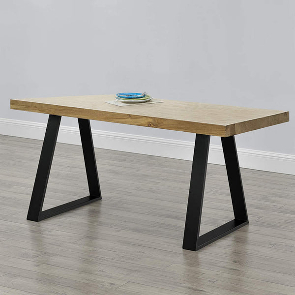 Lyngby bordsstativ set om 2 stål 72x55cm svart [en.casa]
