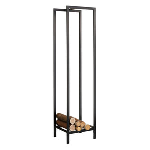 Taarbæk vedhylla 140x35x35cm svart [en.casa]