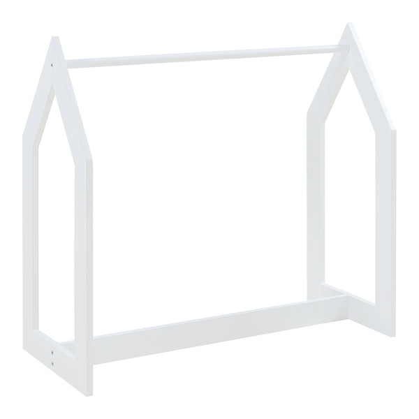 Garderobsställ Værløse 78x75x35cm Vit [en.casa]