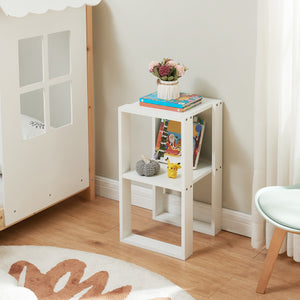 Sidobord Thyholm 55x30x30 cm Vit [en.casa]