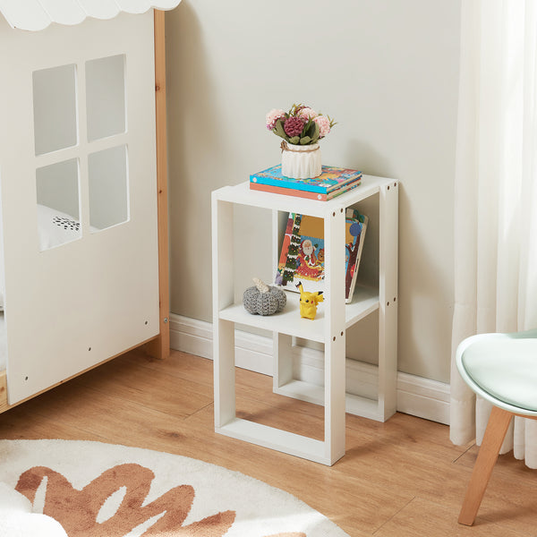 Sidobord Thyholm 55x30x30 cm Vit [en.casa]