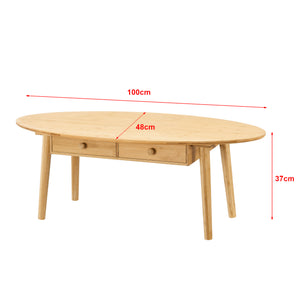 Soffbord Harboøre Bambus Natur [en.casa]