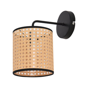 Southend vägglampa i rottinglook [lux.pro]