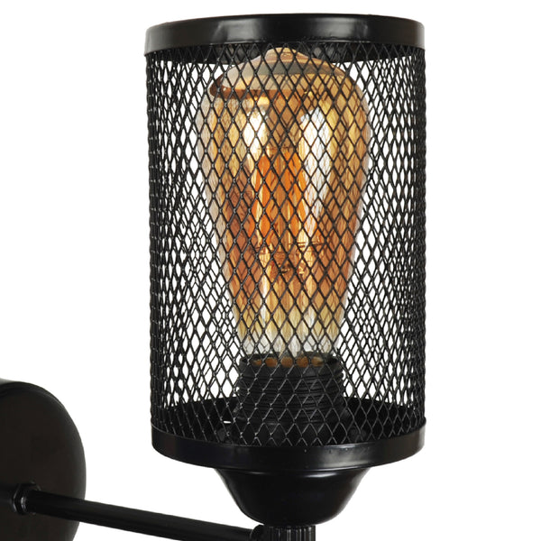 Vägglampa Kenilworth Svart 1 x E27 [lux.pro]