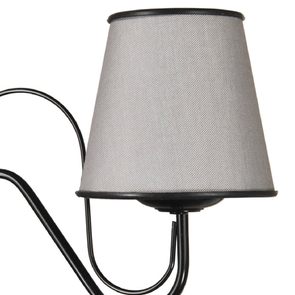 Vägglampa Hampshire 1 x E27 Grå [lux.pro]