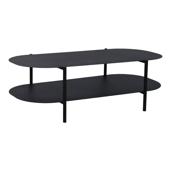 Soffbord Enebakk 112x62x40,5 cm stål svart matt [en.casa]