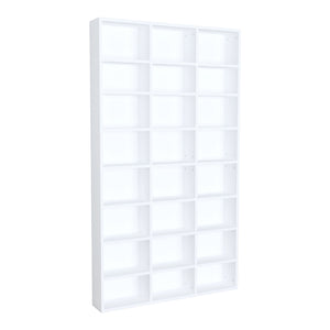 Askvoll bokhylla 178x102x16cm Vit [en.casa]