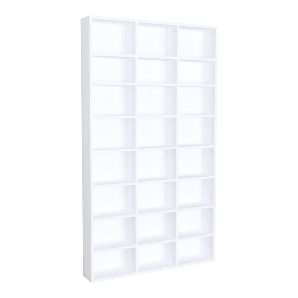 Askvoll bokhylla 178x102x16cm Vit [en.casa]