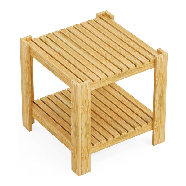 Soffbord Malax 54x54x45 cm furu [en.casa] 