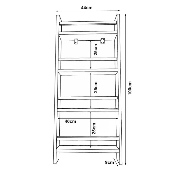 Miehikkälä vägghylla [en.casa]