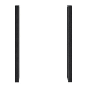 Bordsstativ Kauniainen set om 2 stål 87x27 cm [en.casa]