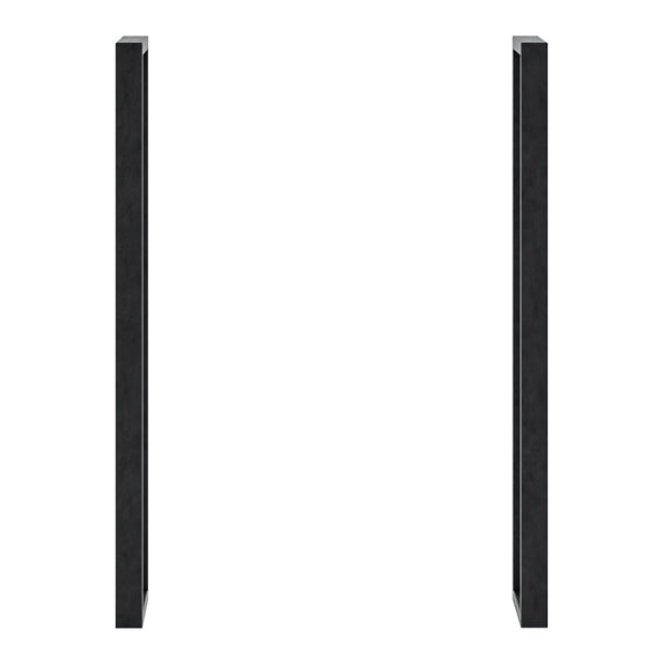 Bordsstativ Kauniainen set om 2 stål 87x27 cm [en.casa]