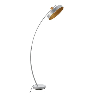 Golvlampa Stafford 159x75x35 cm metall grå [lux.pro]