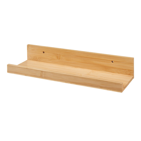 Vägghylla set Gildeskål set om 3 40x13x7cm bambu [en.casa]