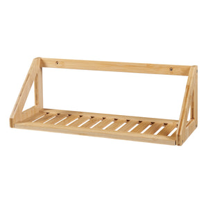 Vägghylla set Gjerdrum set om 2 43x15x15cm bambu [en.casa]