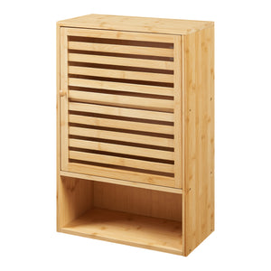 Badrumsskåp Gjesdal 60x40x20 cm Bambus [en.casa]