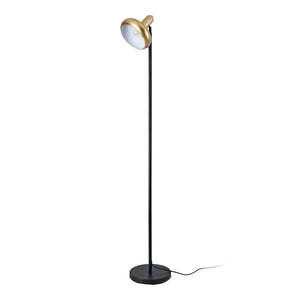 Golvlampa Namsos metall svart/guldfärgad [lux.pro]