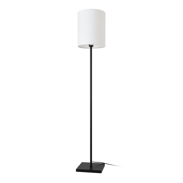Golvlampa Solna Ø28x157,5 cm textil vit [lux.pro] 