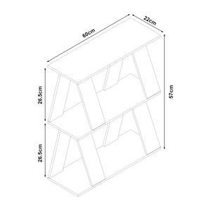 Sidobord Nome 60x22x57cm ek-look [en.casa]
