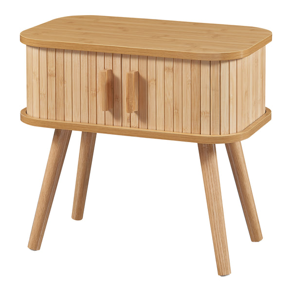 Sidobord Nordkapp 48x30x45 cm bambu [en.casa] 