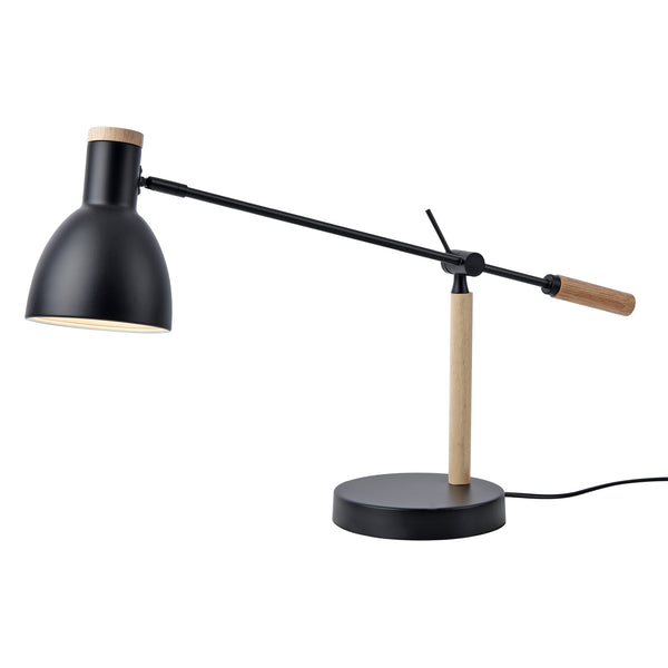 Watford bordslampa svart / träfärger [lux.pro]