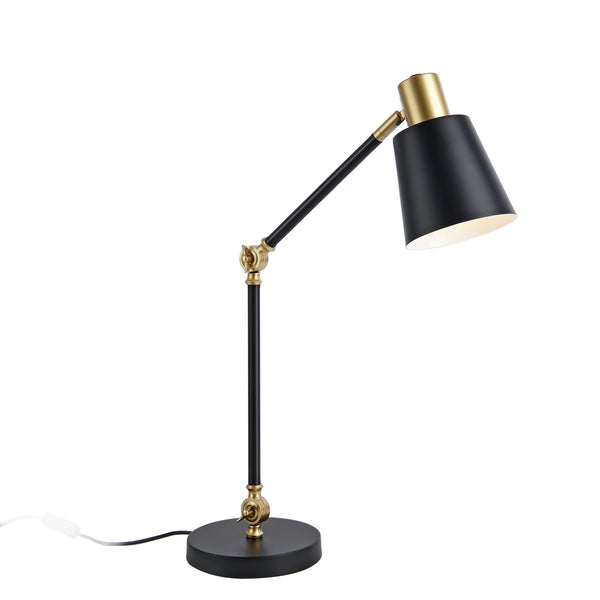 Abergele bordslampa svart / guldfärgad [lux.pro]