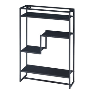 Väggmonterad hylla Uurainen 60x40x13 cm Svart [en.casa]