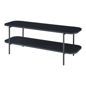 TV-bord Samnanger 120x40x45 cm Svart [en.casa]