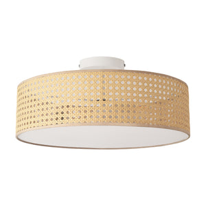 Plafond Ascot Ø45 cm rottingkänsla [lux.pro] 