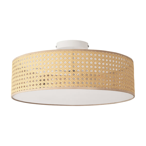 Plafond Ascot Ø45 cm rottingkänsla [lux.pro] 