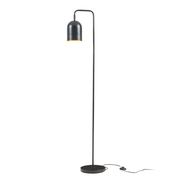 Golvlampa Barnard Metall 159 cm Svart [lux.pro]