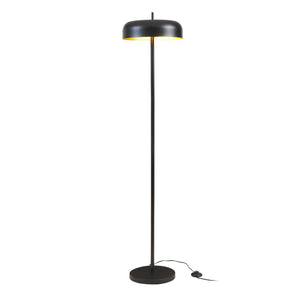 Golvlampa Barton 2-lågig Metall 159 cm Svart [lux.pro]