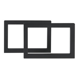Bordställ 2-pack Lunderskov 35x50cm Svart [en.casa]