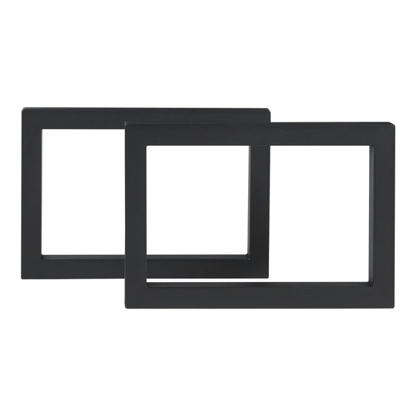 Bordställ 2-pack Lunderskov 35x50cm Svart [en.casa]