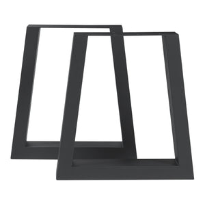 Bordställ 2-pack Marstal 42x40cm Svart [en.casa]