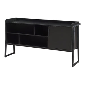 TV-bänk Storfjord 120x34x63 cm Svart [en.casa]