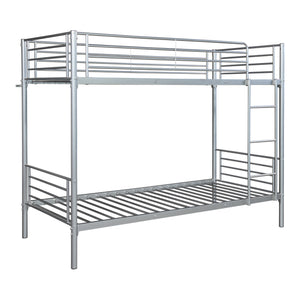 Våningssängstomme Soppsar 208,5x97x165 cm stål [en.casa]