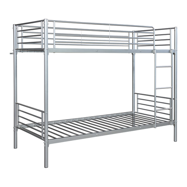 Våningssängstomme Soppsar 208,5x97x165 cm stål [en.casa]