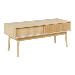 Tv-bänk Landskrona 115x40x48 cm ekfärg [en.casa] 