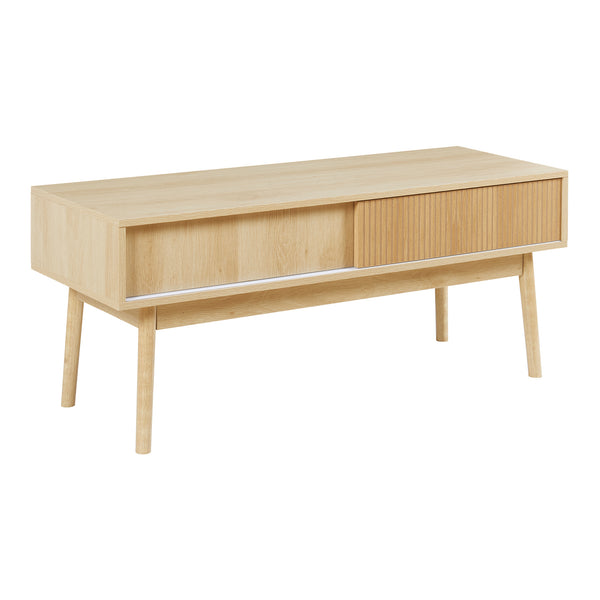 Tv-bänk Landskrona 115x40x48 cm ekfärg [en.casa] 