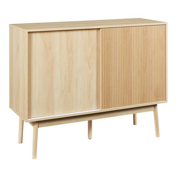 Tv-bänk Landskrona 115x40x48 cm ekfärg [en.casa] 