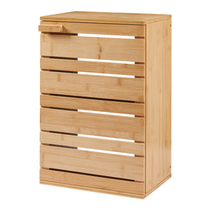 Väggskåp Epind 50x33x20 cm Bambus Natur [en.casa]