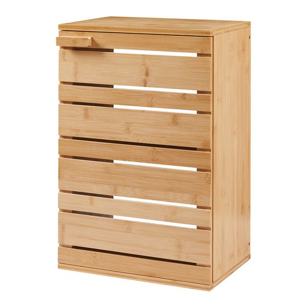 Väggskåp Epind 50x33x20 cm Bambus Natur [en.casa]