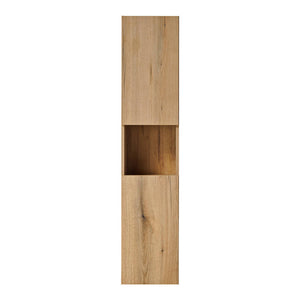 Högskåp Skelbolu 140x30x25 cm Eklook [en.casa]