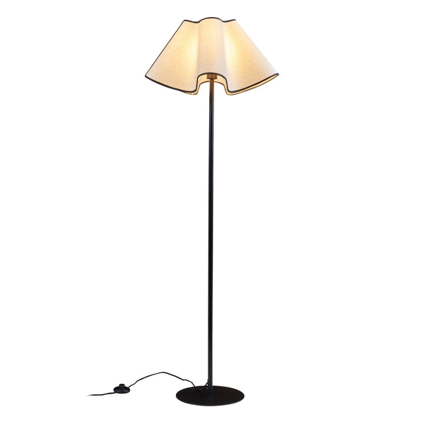 Golvampa Ashton 153cm Svart/Vit [lux.pro]