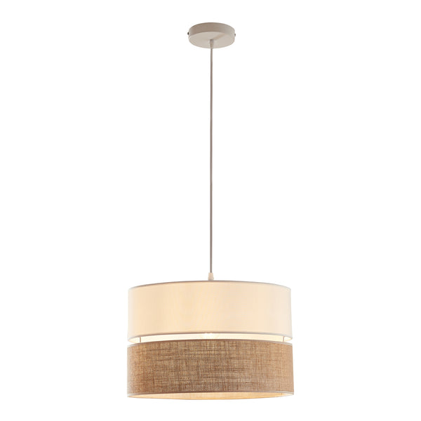 Taklampa Barton Vit/linneutseende [lux.pro]