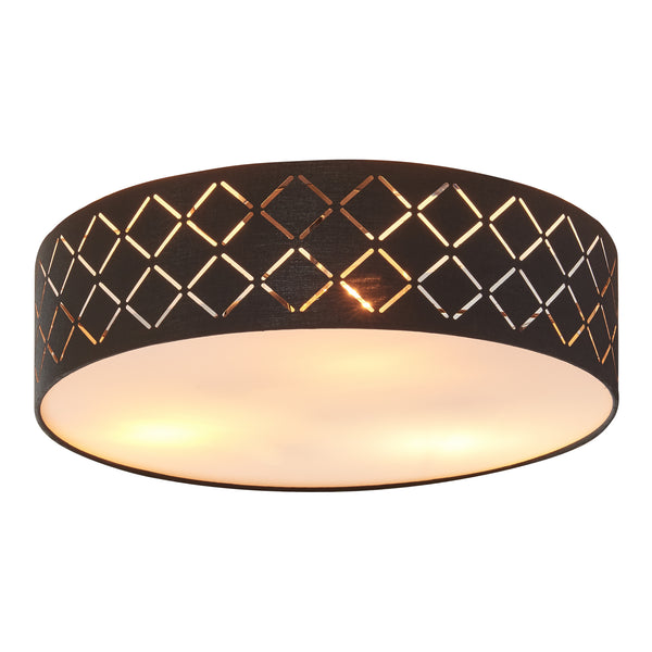 Taklampa Bay Svart/Vit [lux.pro]