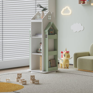Roterbart barnhylla Vipsali 108x40x40 cm [en.casa]