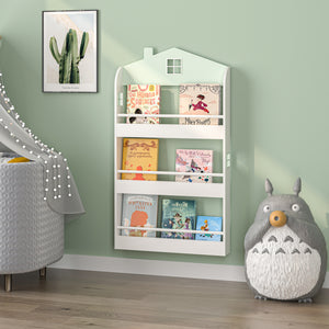 Barnhylla Vipsali 106x60x12 cm Mintgrön/Vit [en.casa]