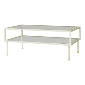 Soffbord Lindau 100x50x46 cm creme [en.casa] 